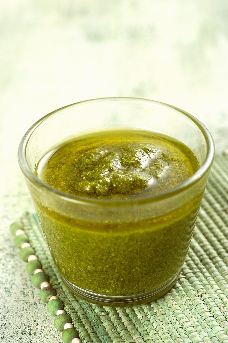 Salsa Verde im Glas