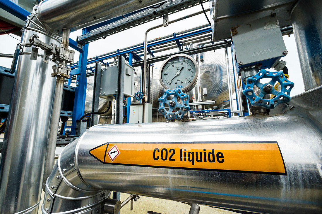 CO2 cold capture facility