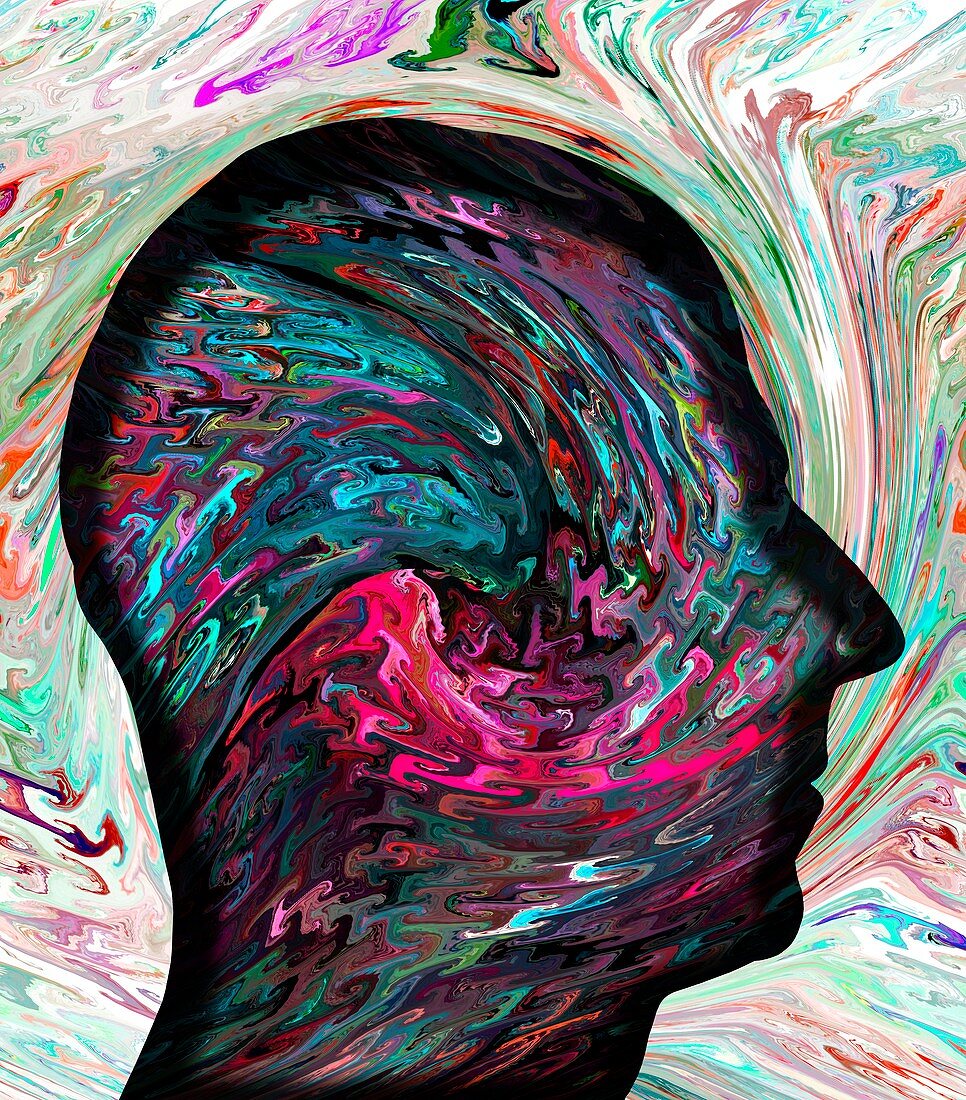 Human mind,illustration