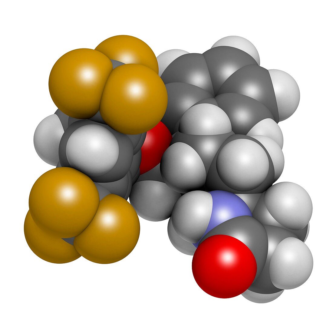 Rolapitant antiemetic drug molecule