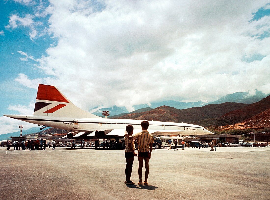 Concorde in Venezuela,1975