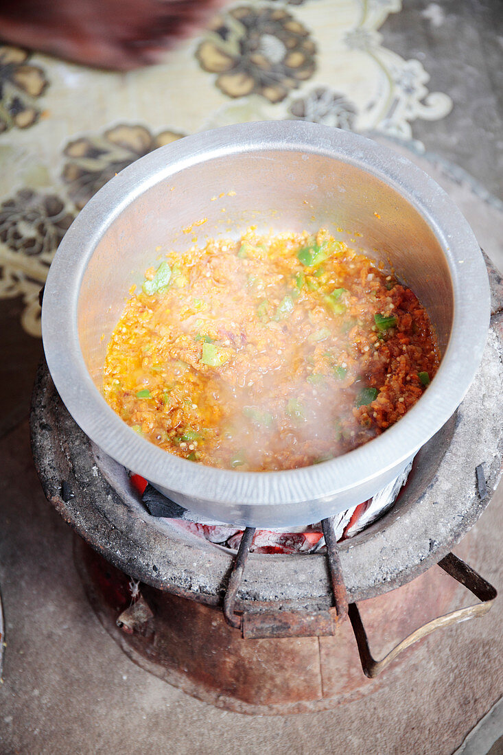 Traditional brazier for cooking,Zanzibar