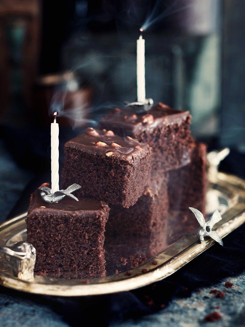 Chocolate cake for children's birthdays