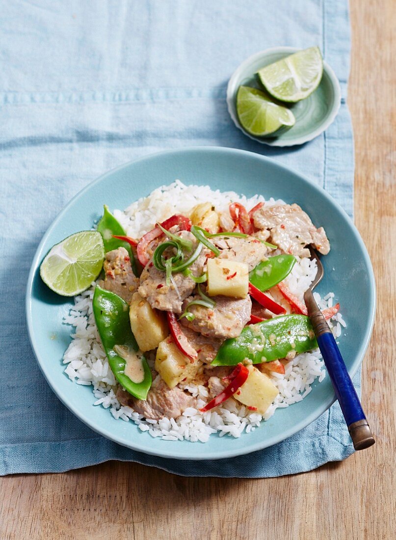 Pork and Pineapple Thai Red Curry