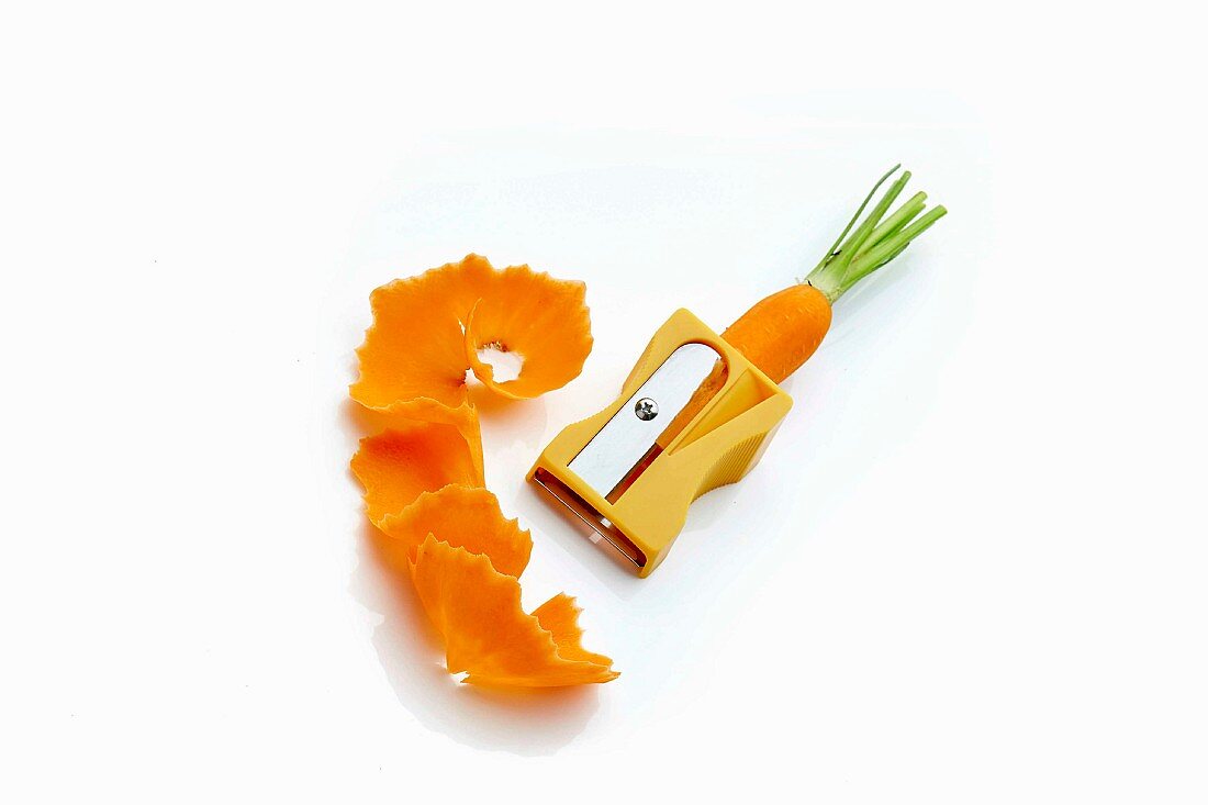 A carrot sharpener