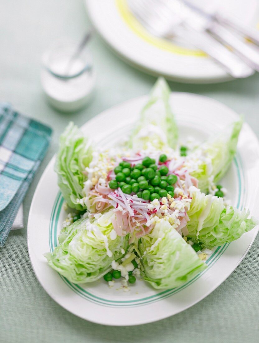 Garden Salad With Iceberg Lettuce