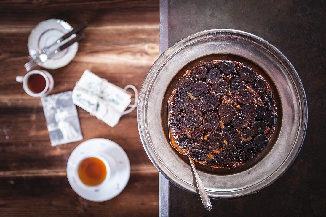 Pflaumen-Polenta-Kuchen