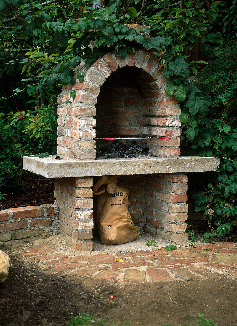 Barbecue in the garden