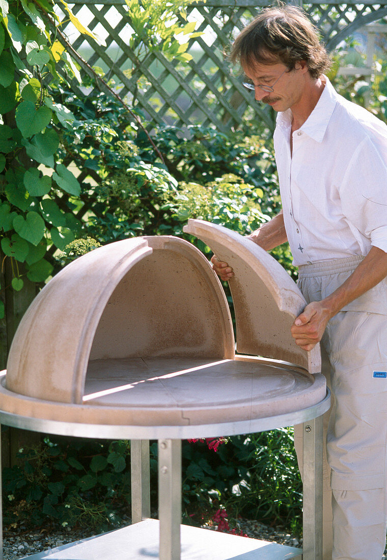Mobile pizza oven made of 8 pieces (2/9)
