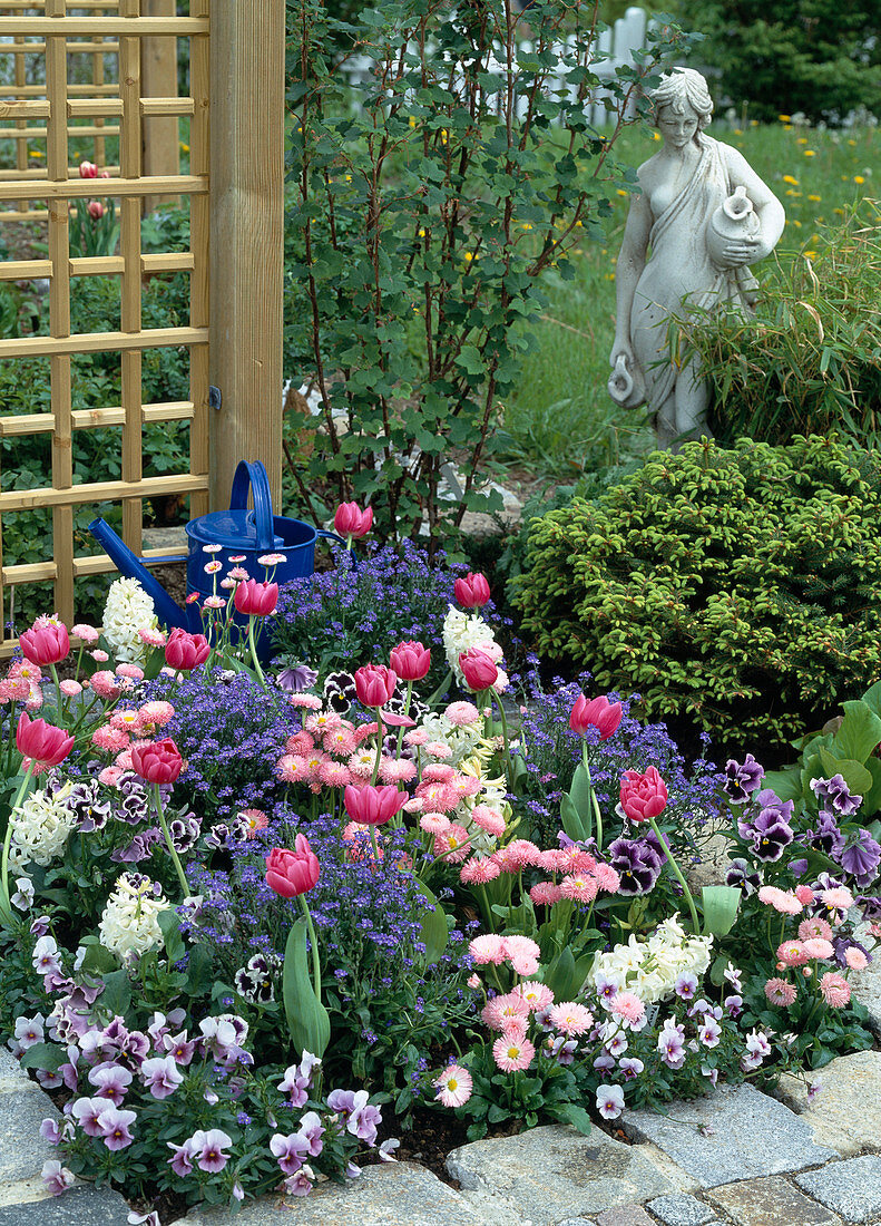 Alternating bed planting through the year