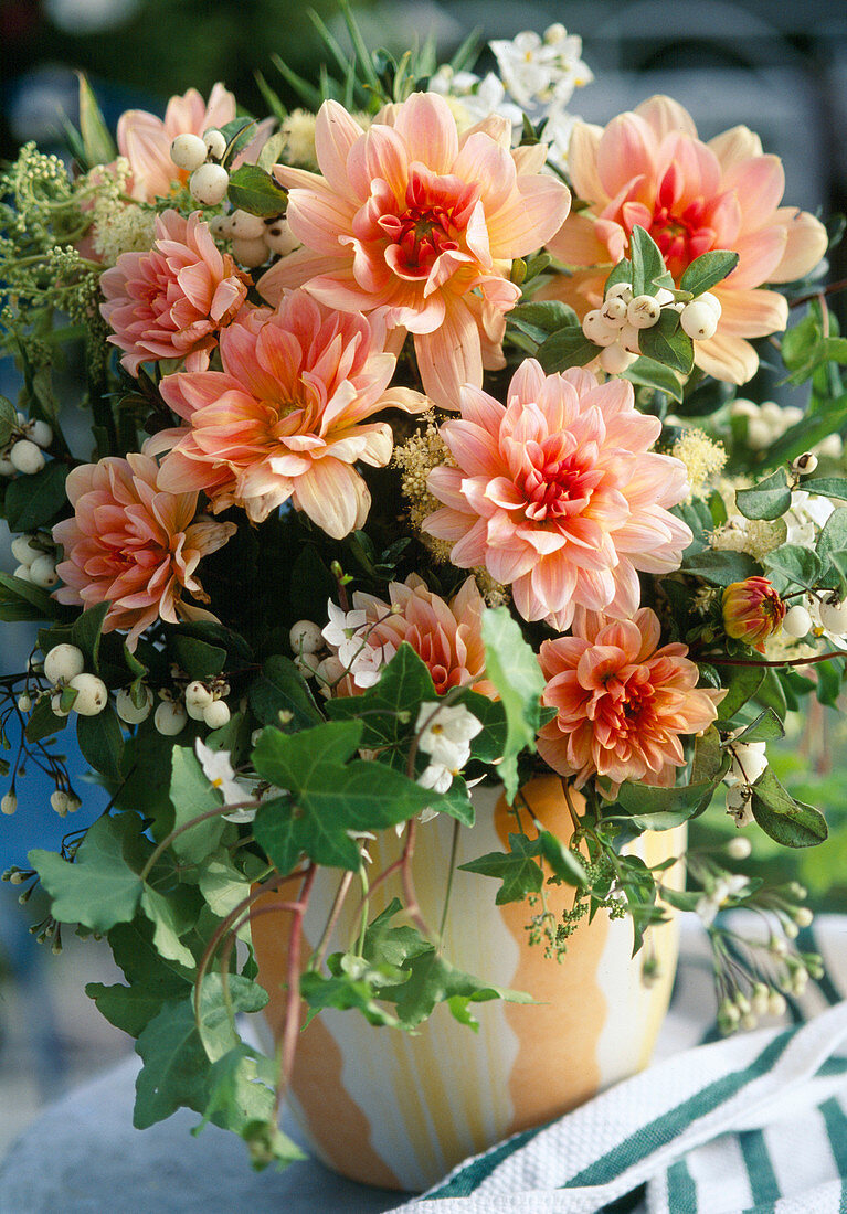 Bouquet of dahlias