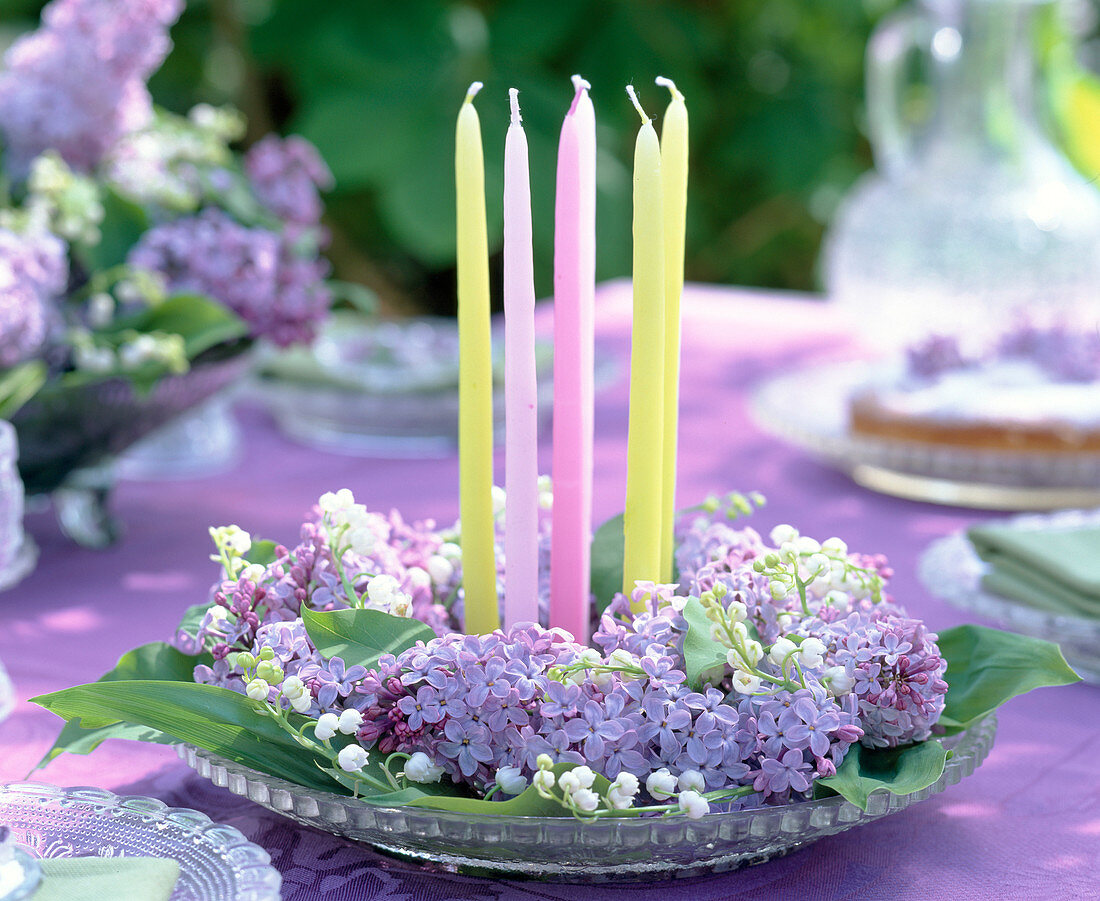 Wreath from Syringa (lilac)