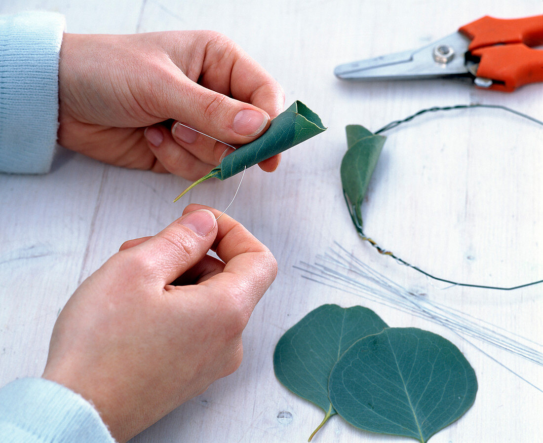 Eucalyptus napkin decoration (3/5)