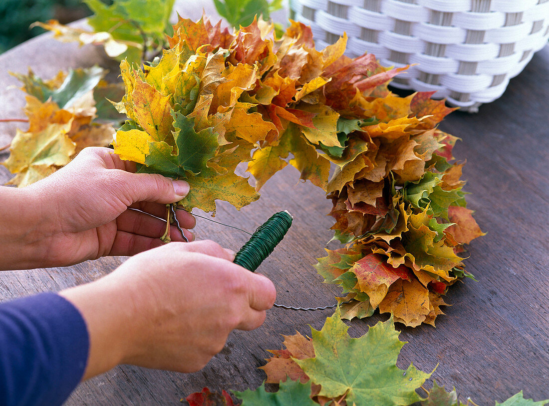 Autumn leaves wreaths