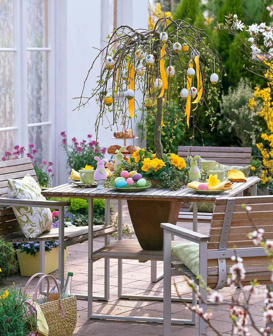 Easter breakfast on the terrace