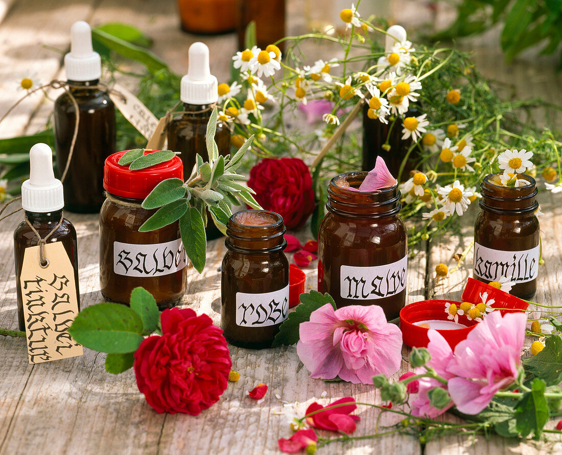 Homemade ointments and tinctures
