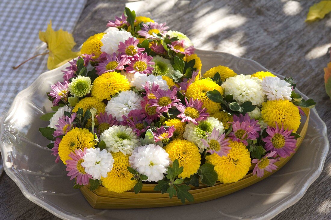 Muted chrysanthemum heart