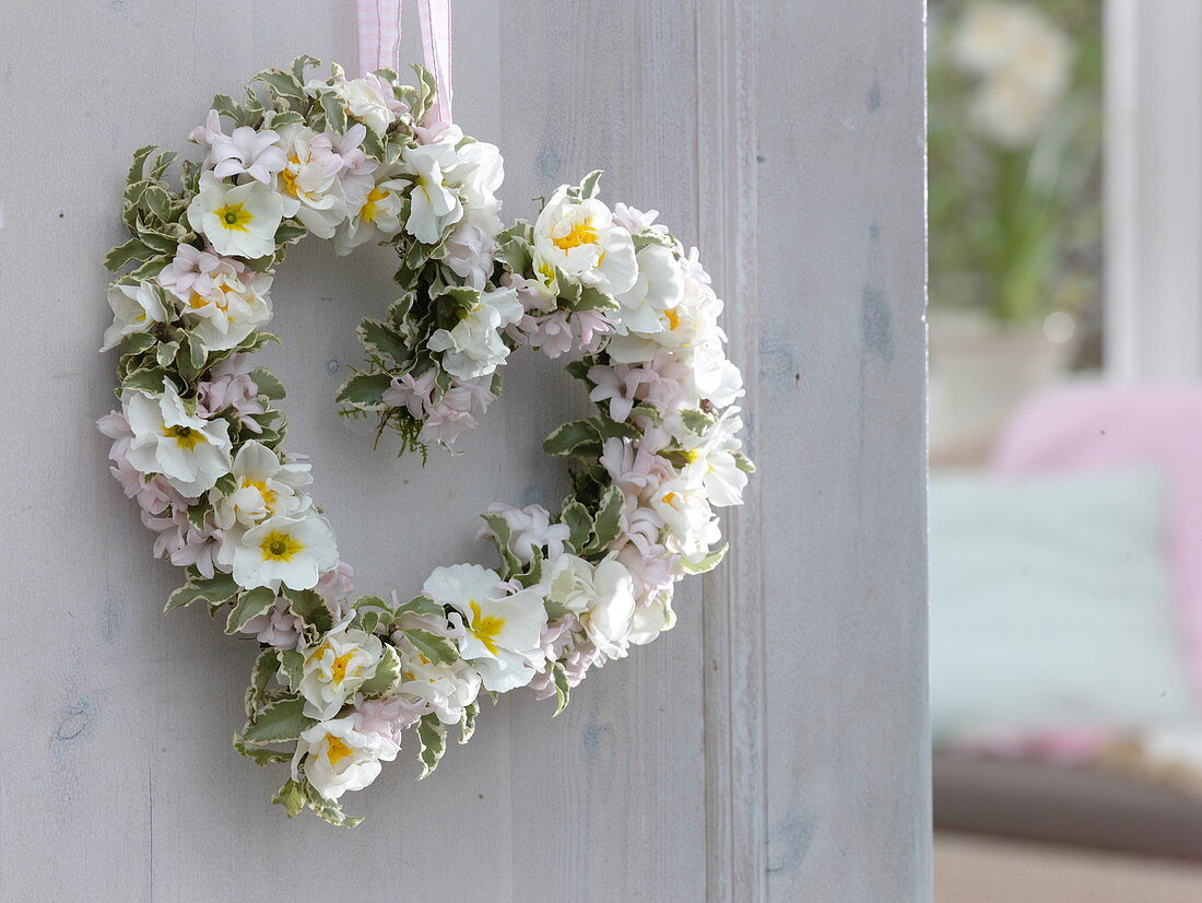 Heart of Primula, Hyacinthus and Pittosporum