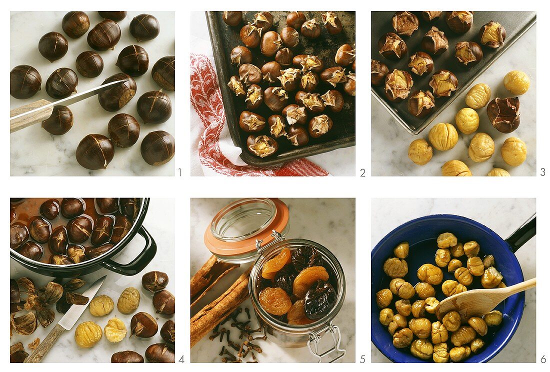 Chestnuts: baking, boiling, caramelising