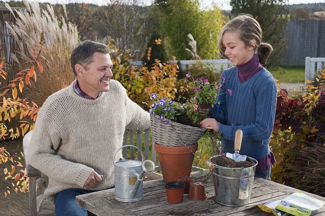 Planting spring in autumn