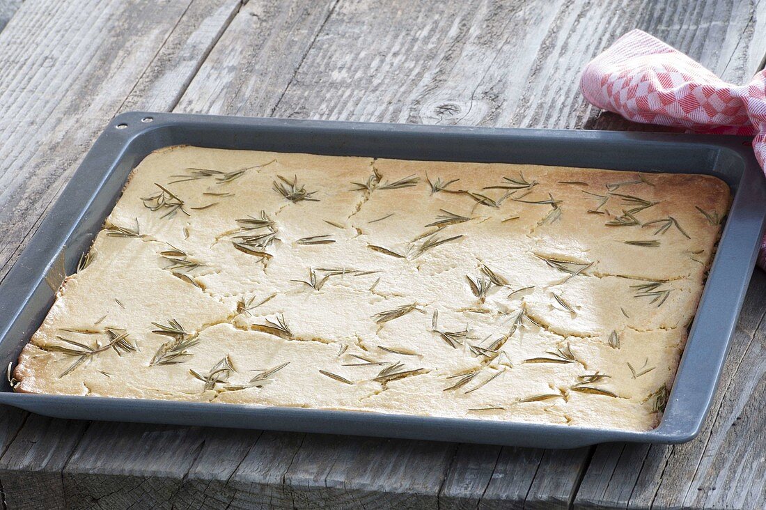 Focaccia mit Rosmarin