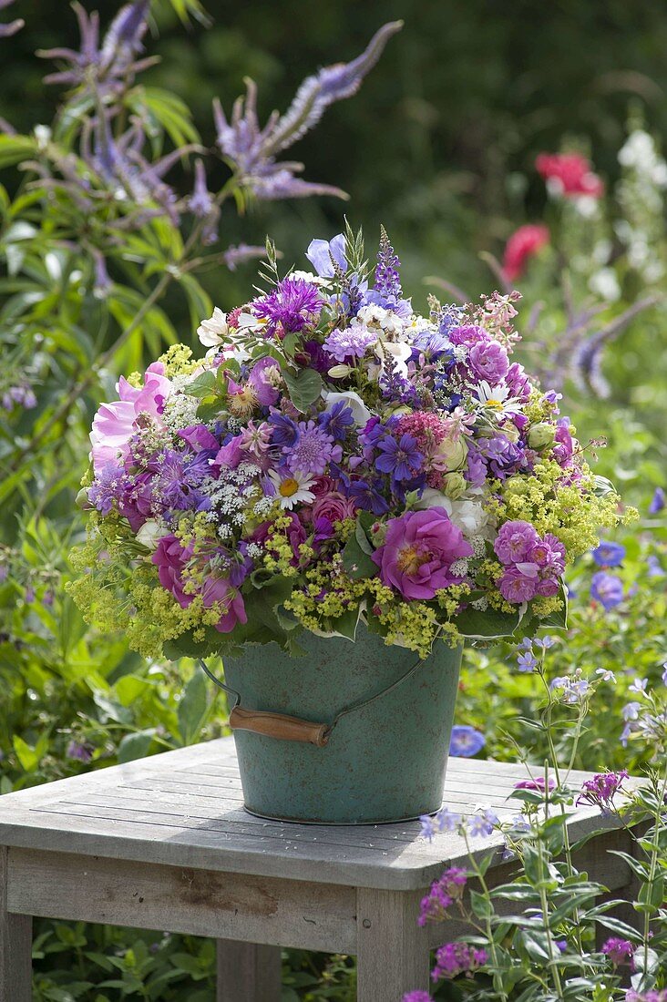 Early summer bouquet from the perennial garden