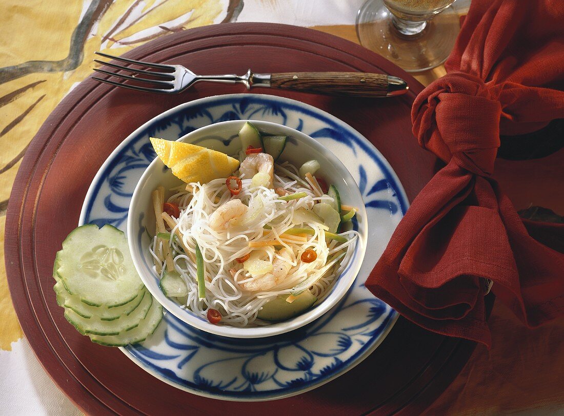 Asian Noodles with Shrimp