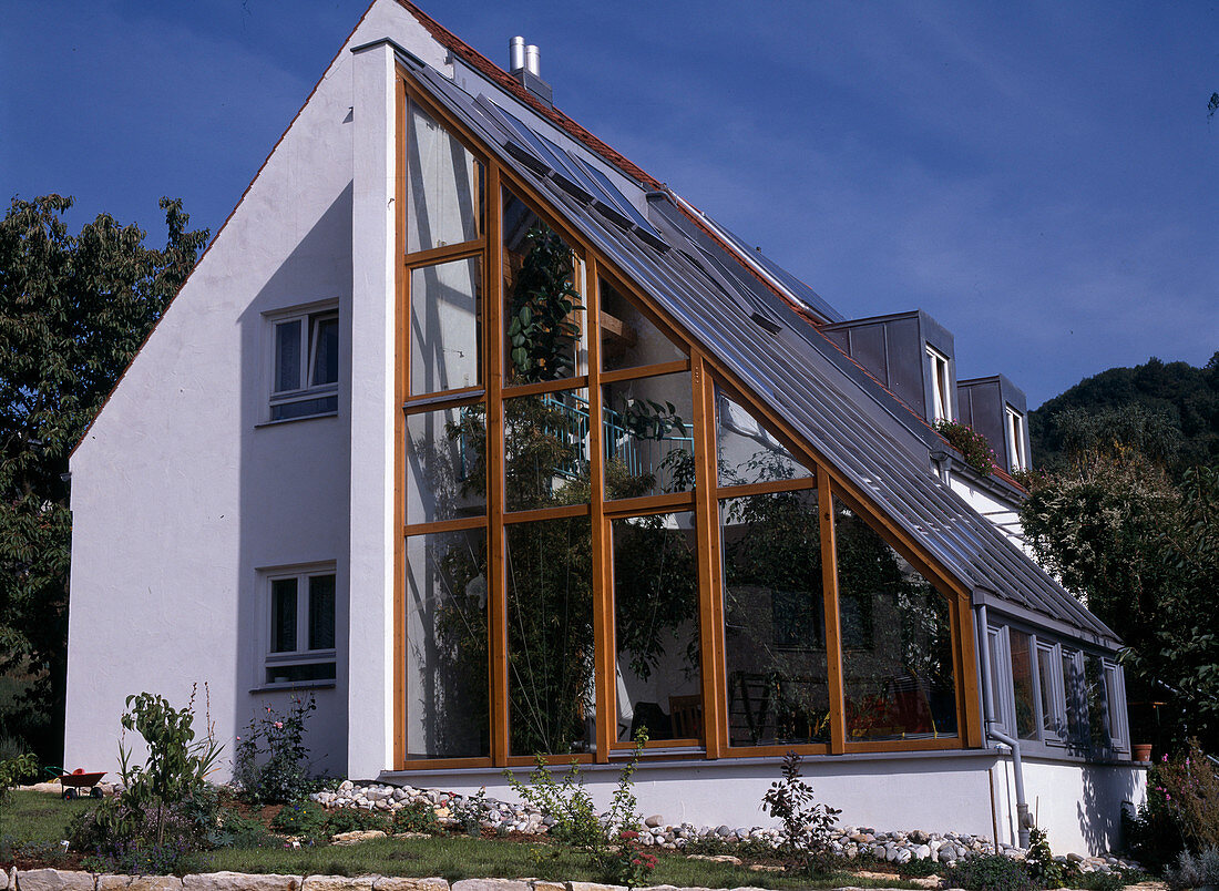 Winter garden from outside