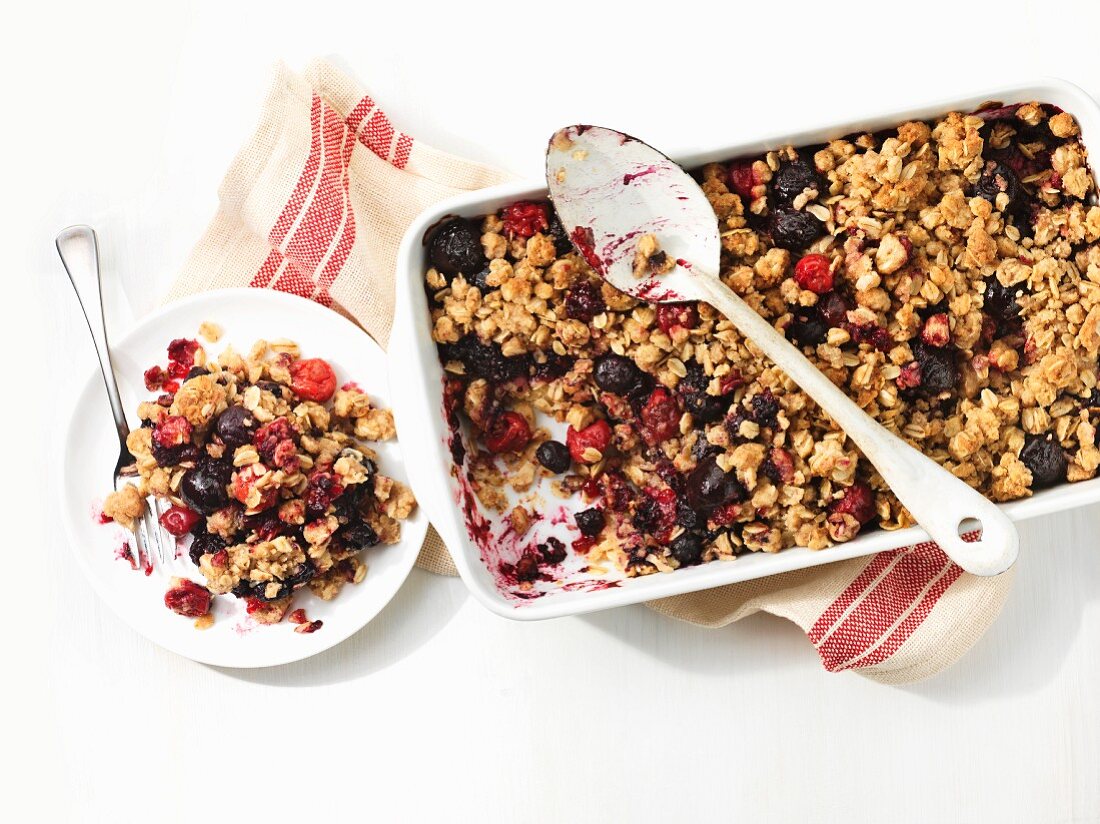 Crumble mit Beeren