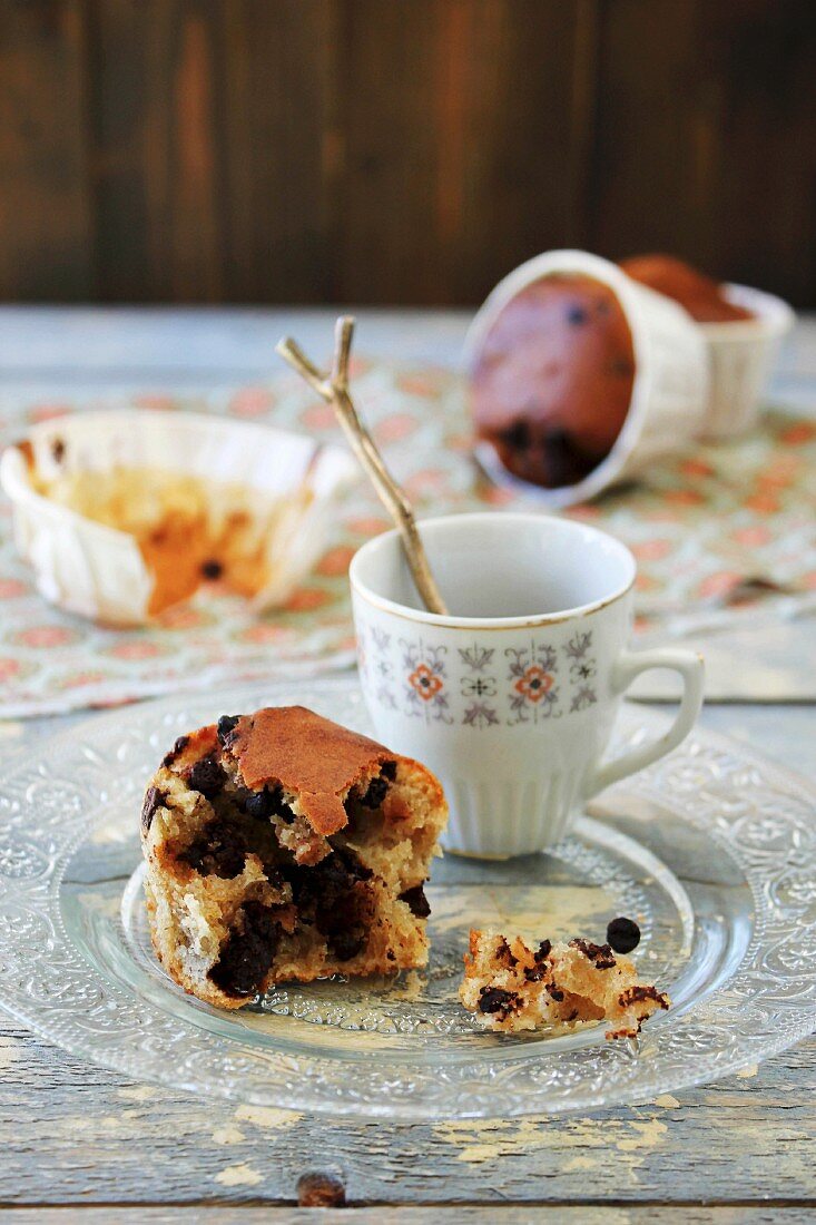 Muffin mit Schokostückchen