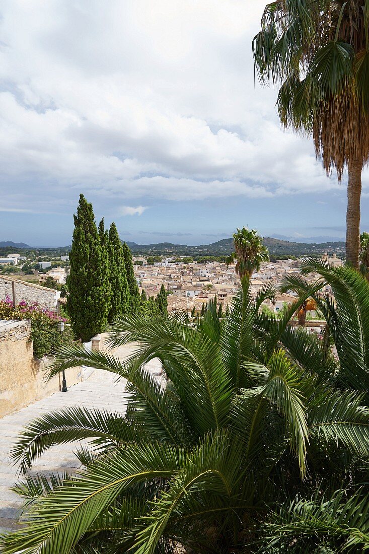Blick auf Arta, Mallorca, Spanien