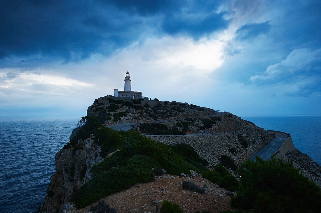 Lighthouse on Cap de Formentor in Mallorca, Spain
