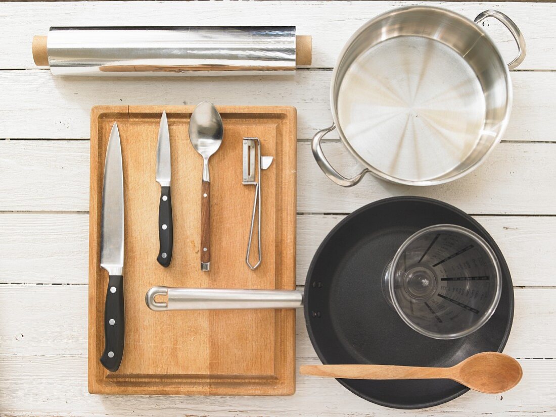 Kitchen utensils for making a venison dish