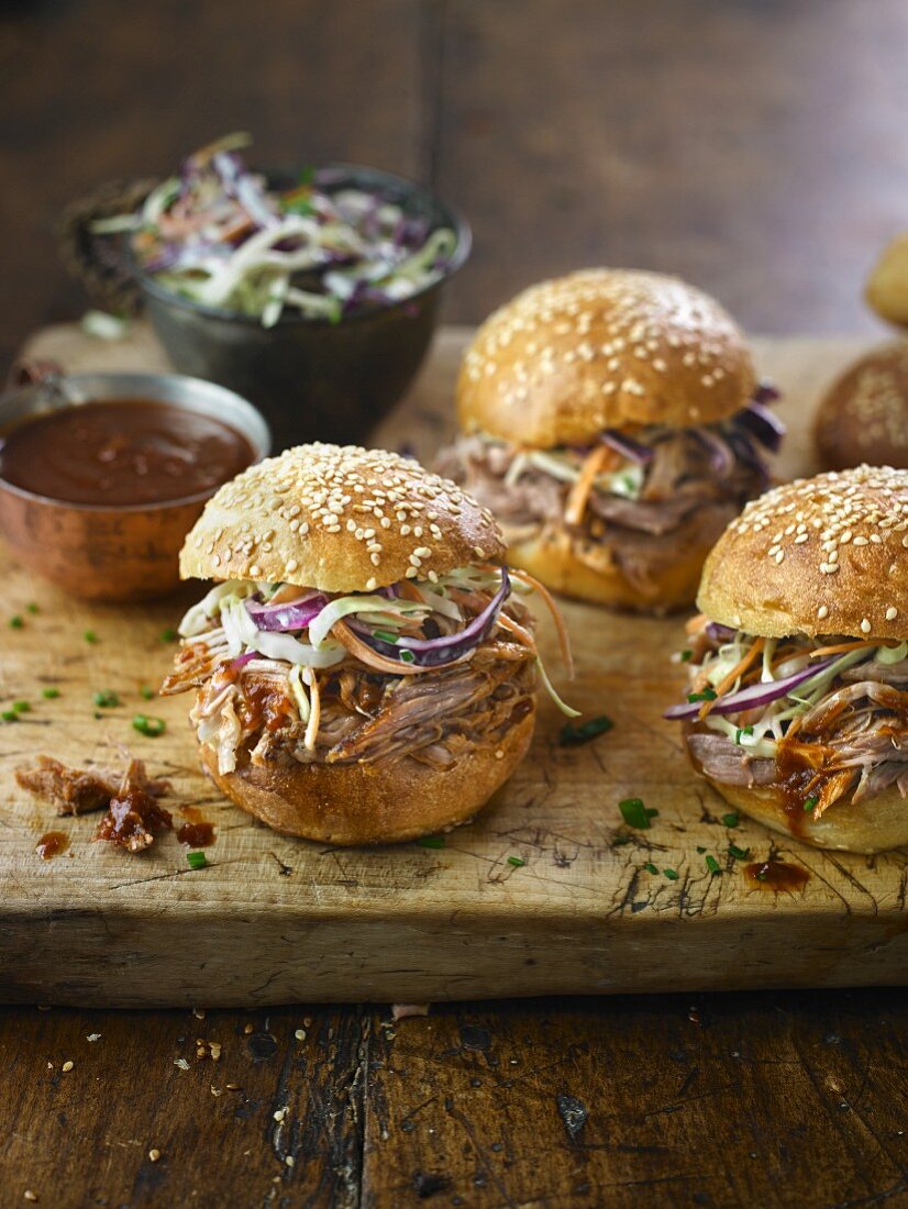 Maple Mustards Pulled Pork Buns