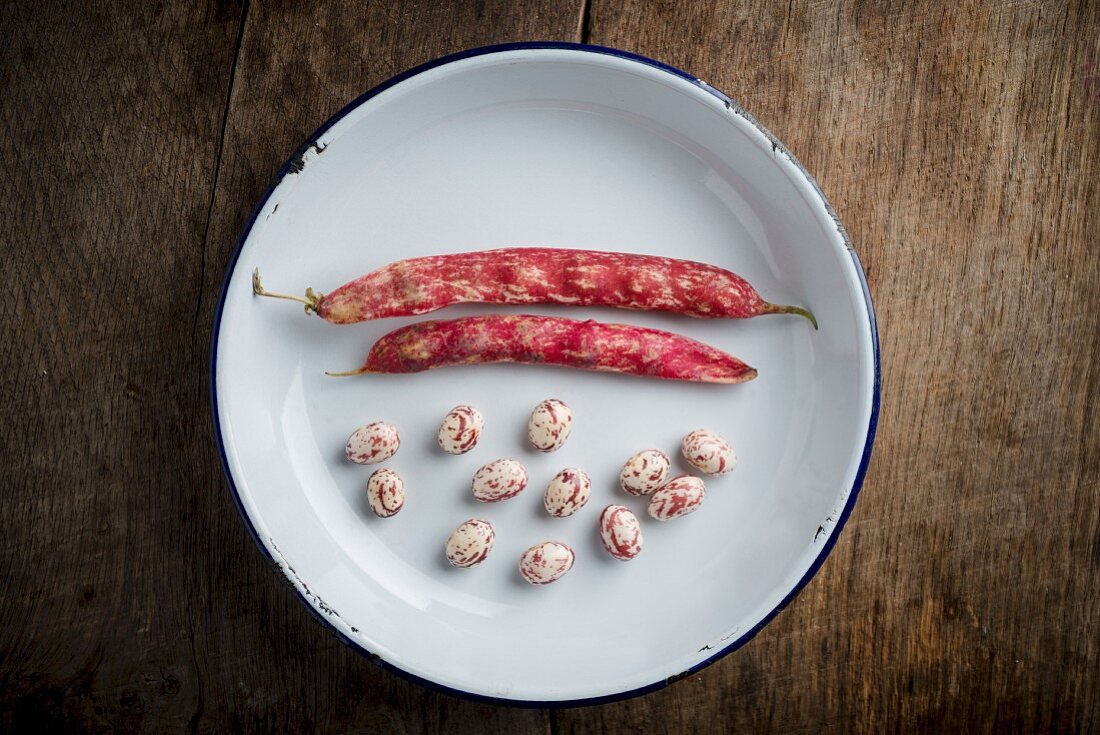 Whole and Shelled Borlotti Beans