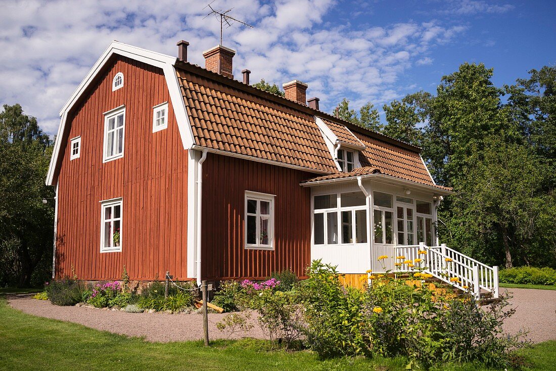 The birthplace of Astrid Lindgren, the Näs vicarage in Vimmerby, southern Sweden