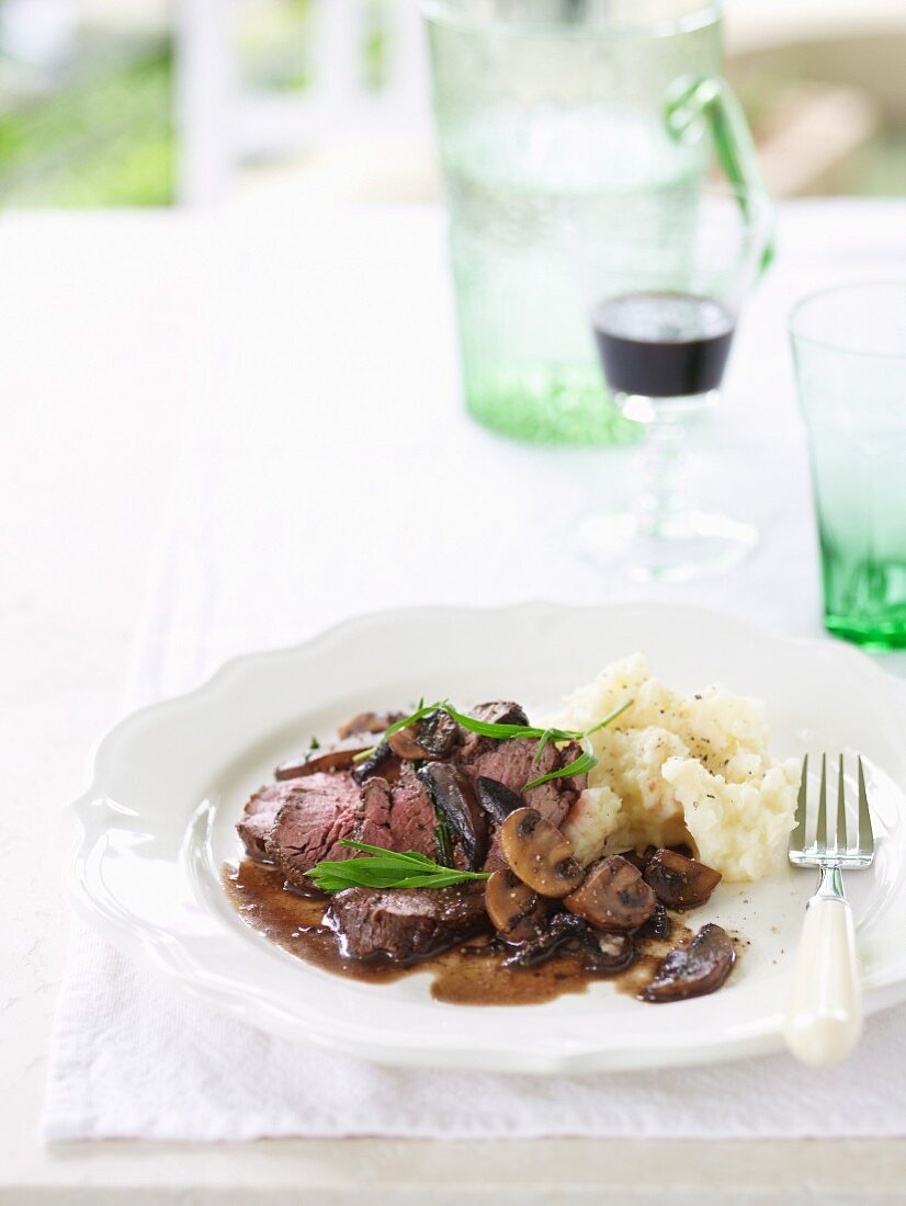 Roastbeef mit Selleriepüree