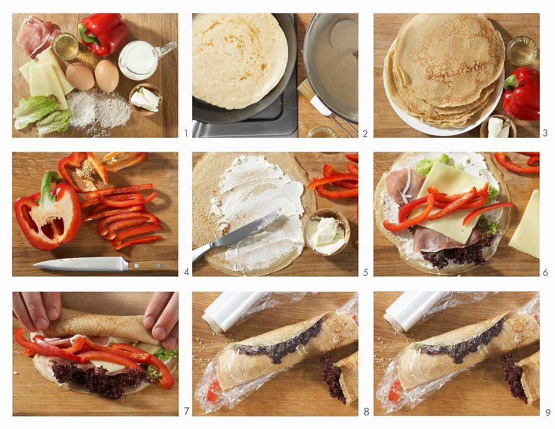 How to make pancake wraps