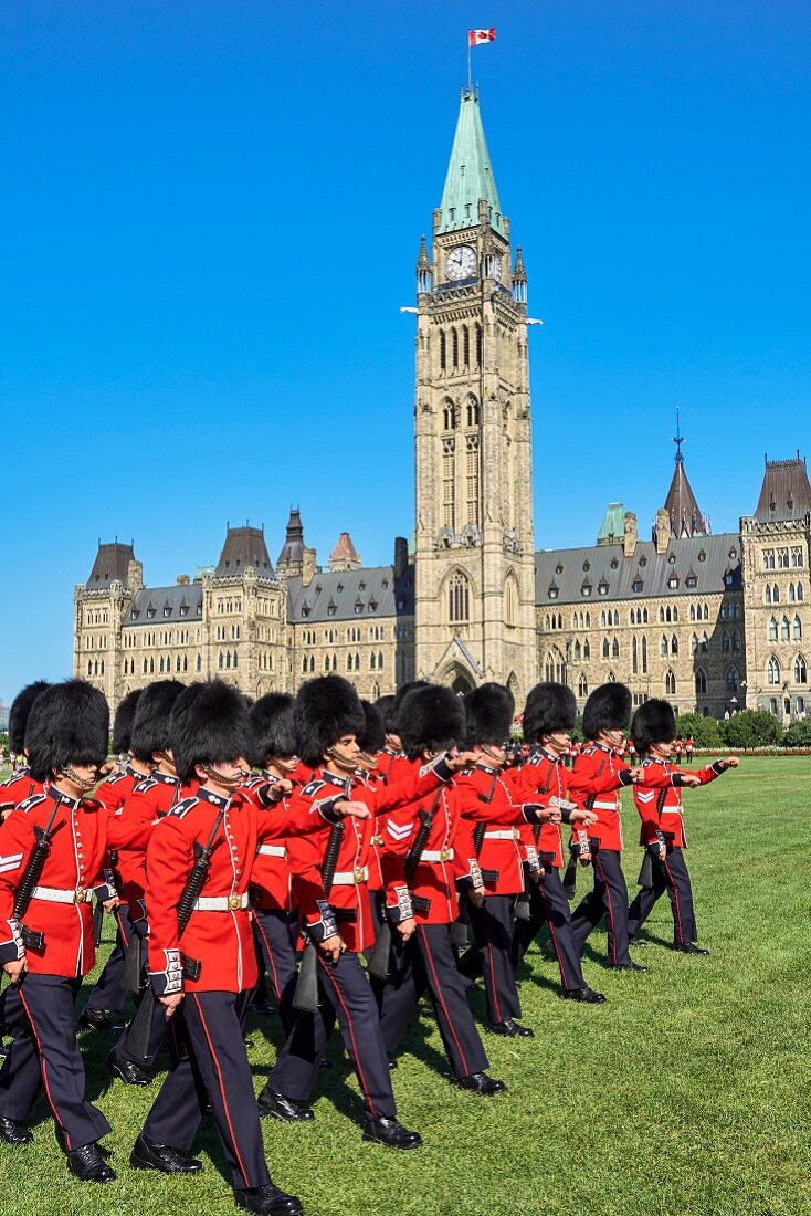 Grenadier Guards parade, Ottawa, Canada