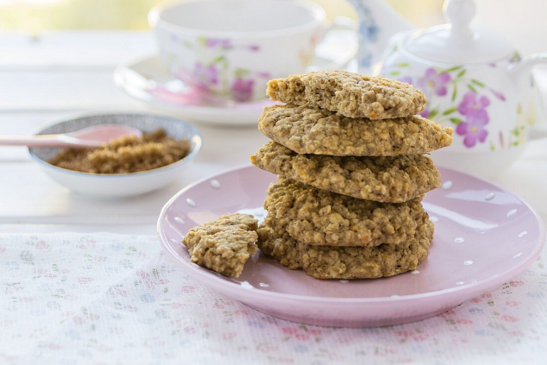 Cookies with oaks and buckwheat flour