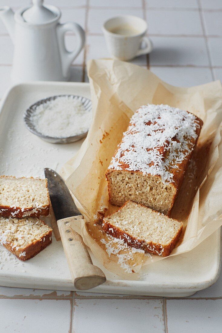 Zuckerfreier Bananen-Kokos-Kuchen