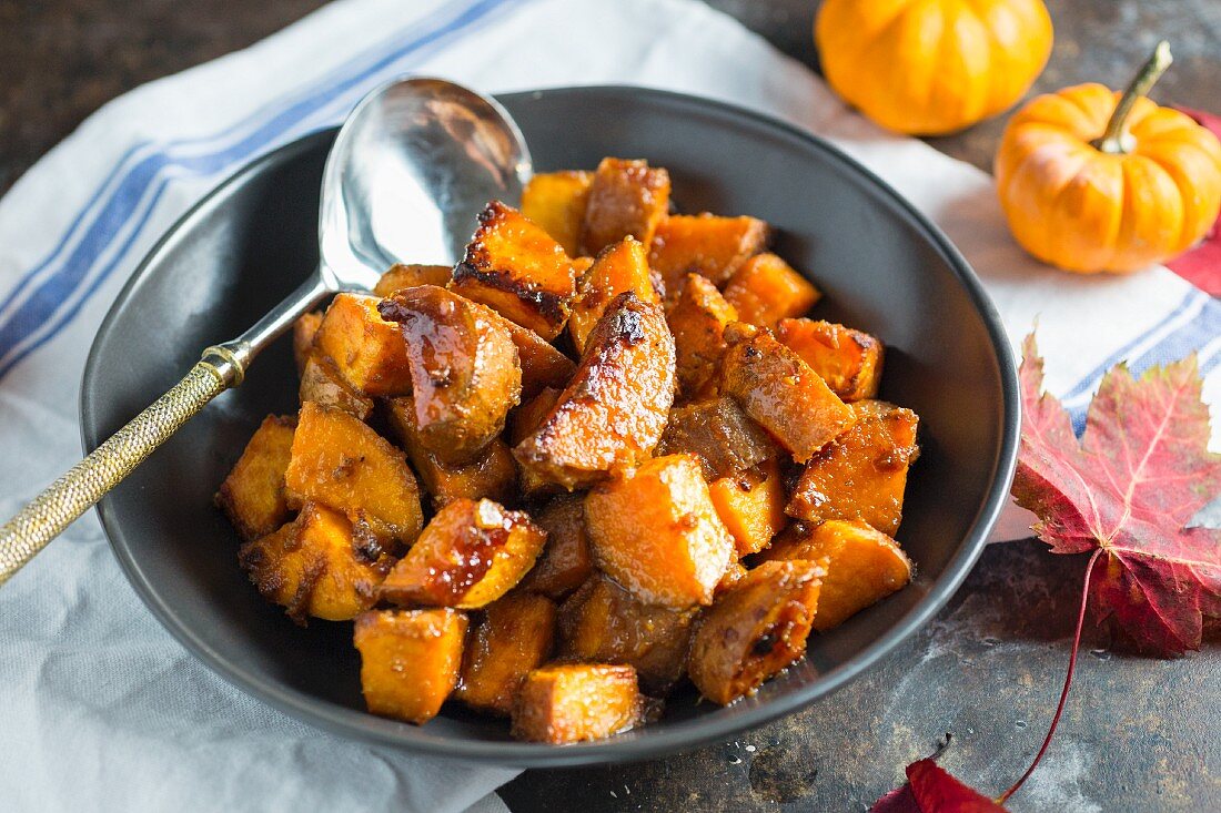 Maple Roasted with Sweet Potatoes