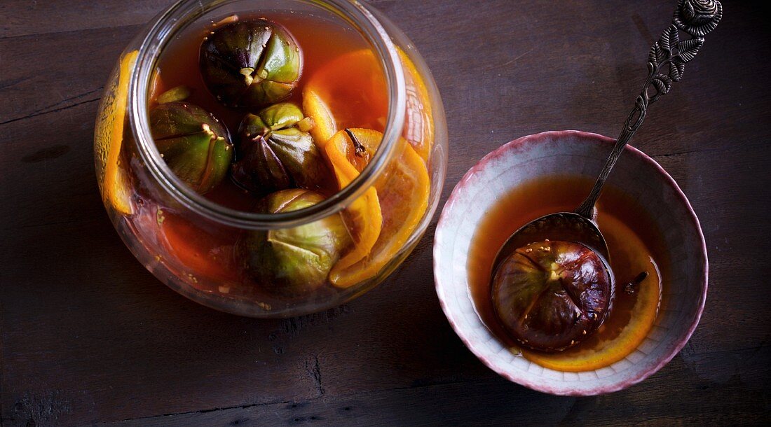 Figs preserved in masala