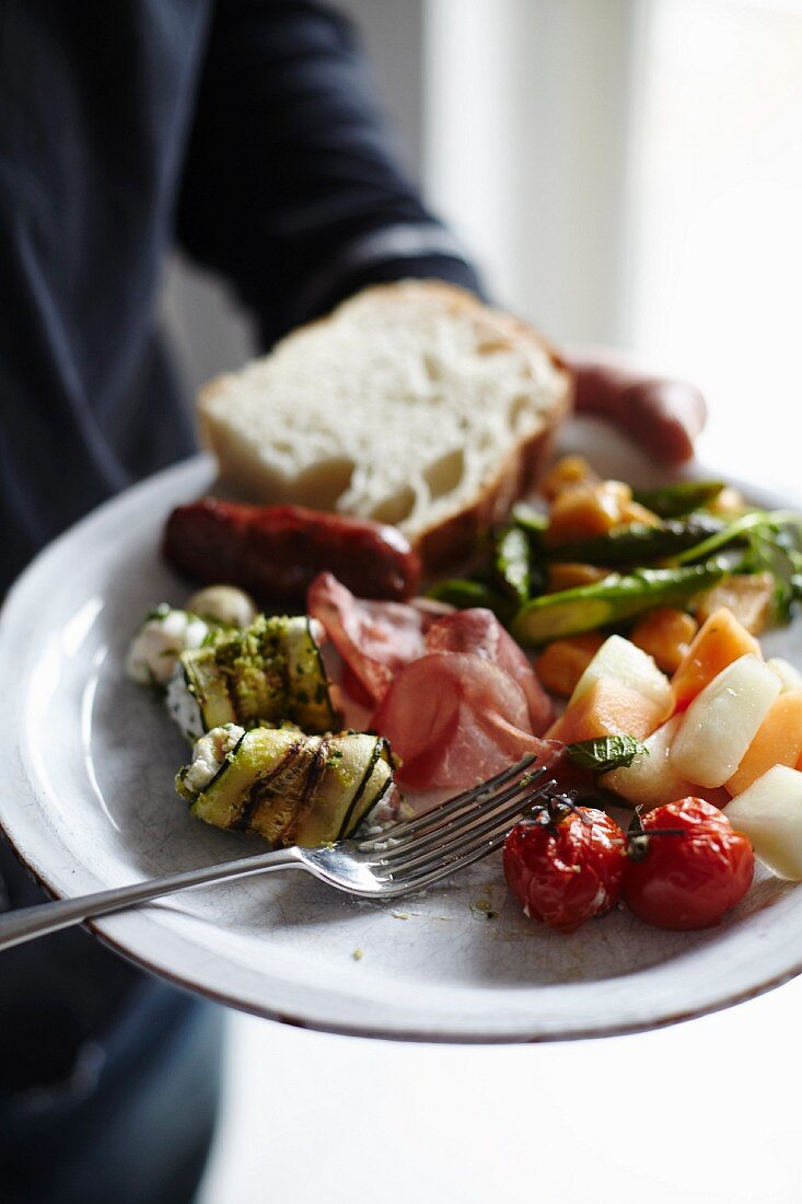 Sunday brunch plate