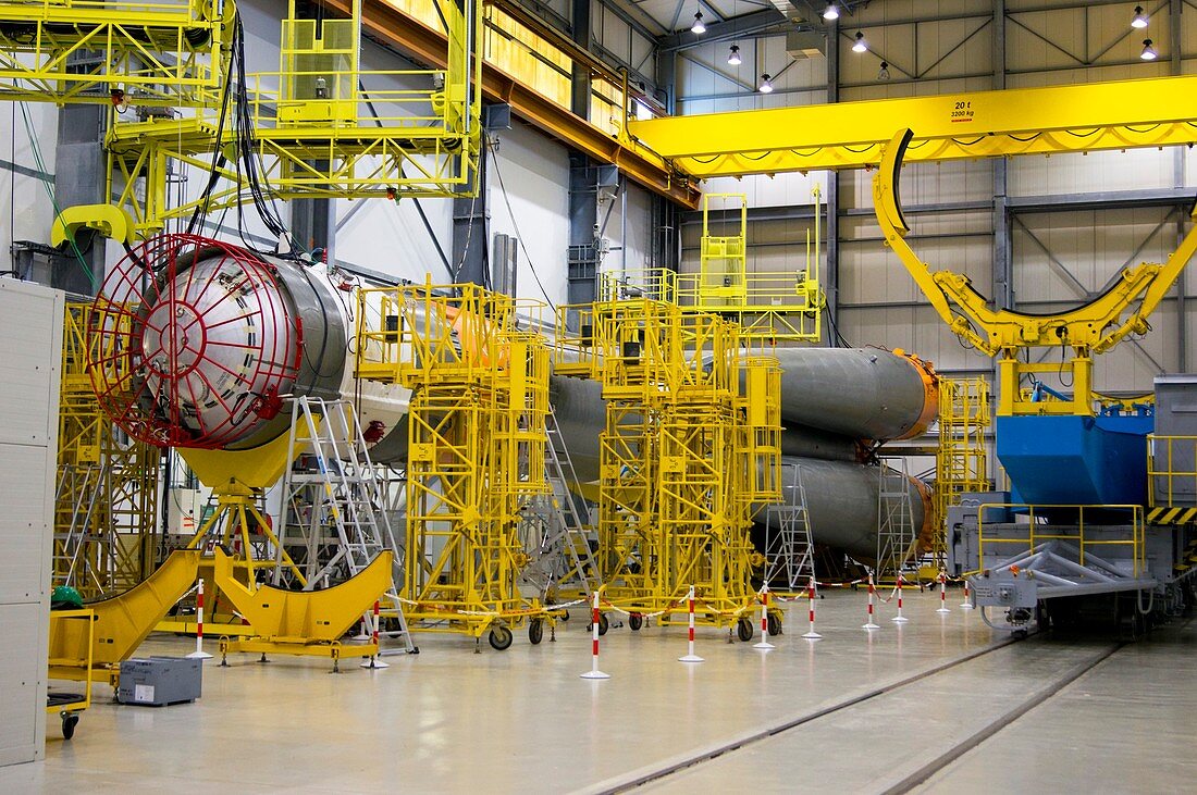 Soyuz rocket at Guiana Space Centre