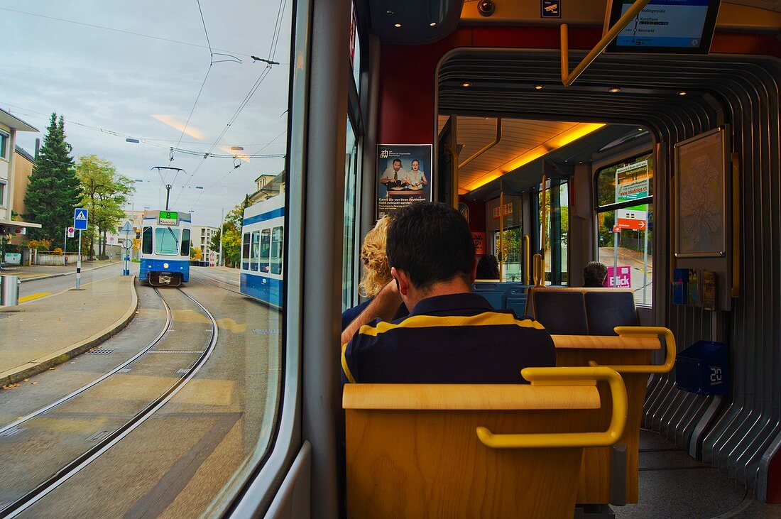 Zurich tram carriage