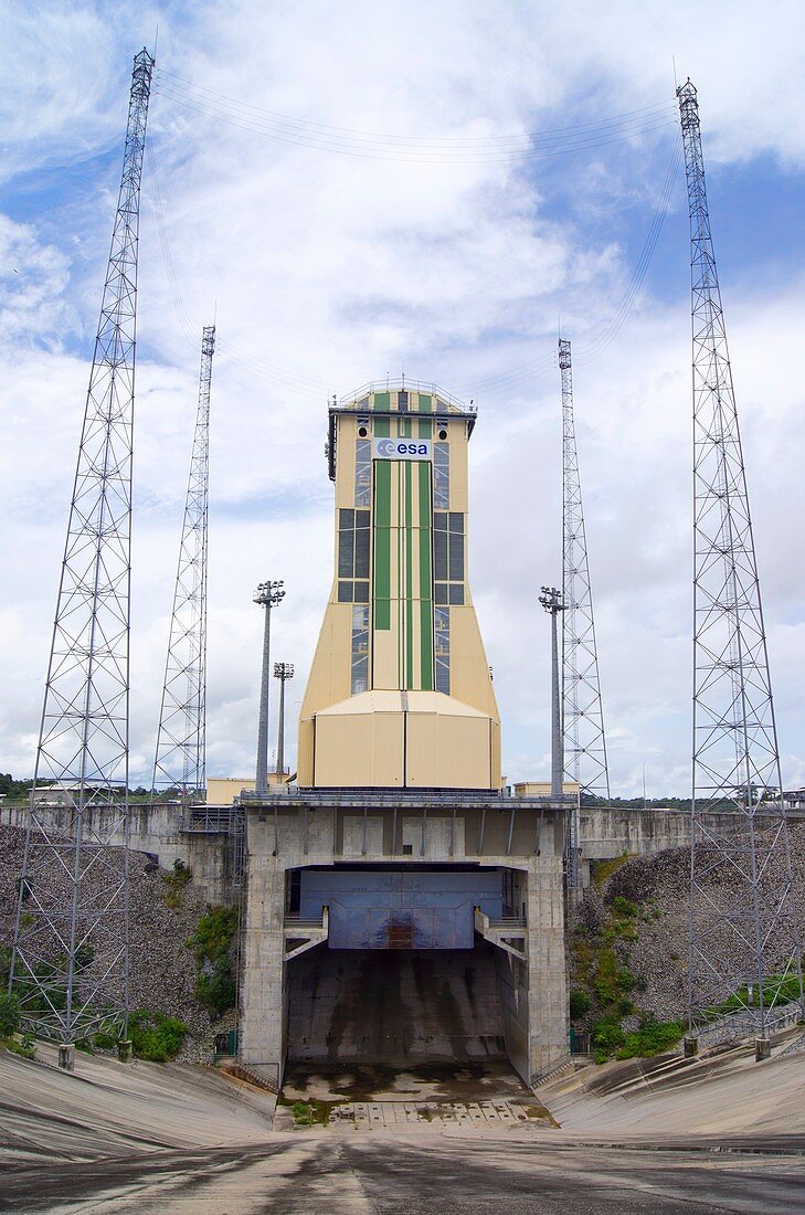 Soyuz launch pad at Guiana Space Centre