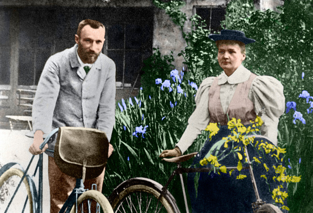 Marie and Pierre Curie, physicists