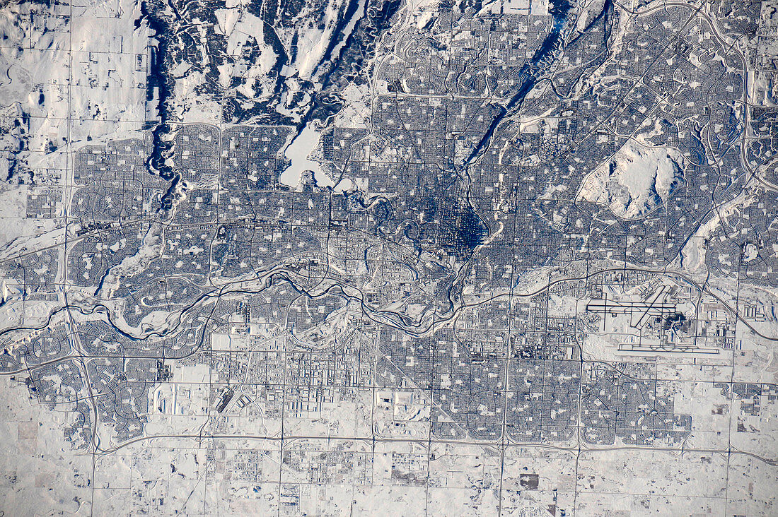 Calgary, Canada, ISS image