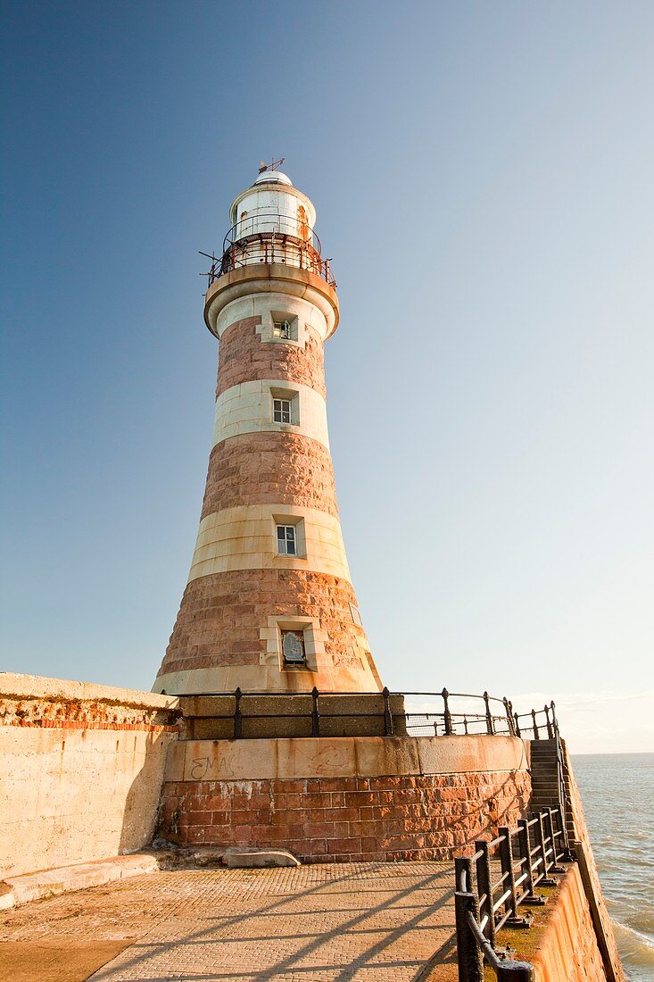 Roker Pier lighthouse,Sunderland,UK